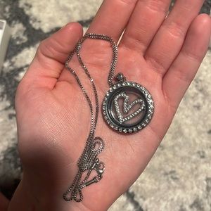 Floating Charm Locket Necklace
